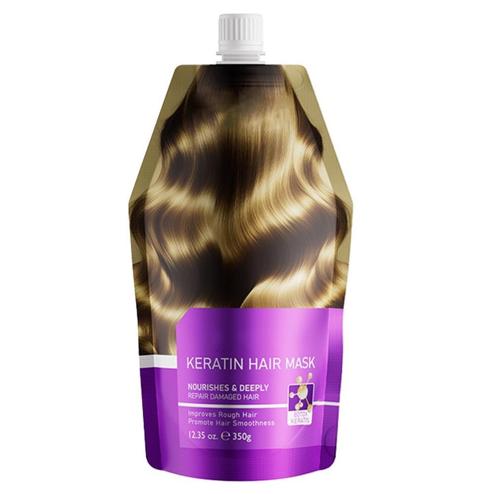 Keratin Moisturizing Hair Mask for Women, Deep Conditioning Gloss Hair Treatment for Dry, Damaged Hair, Frizz Control, Smoothing – For All Hair Types