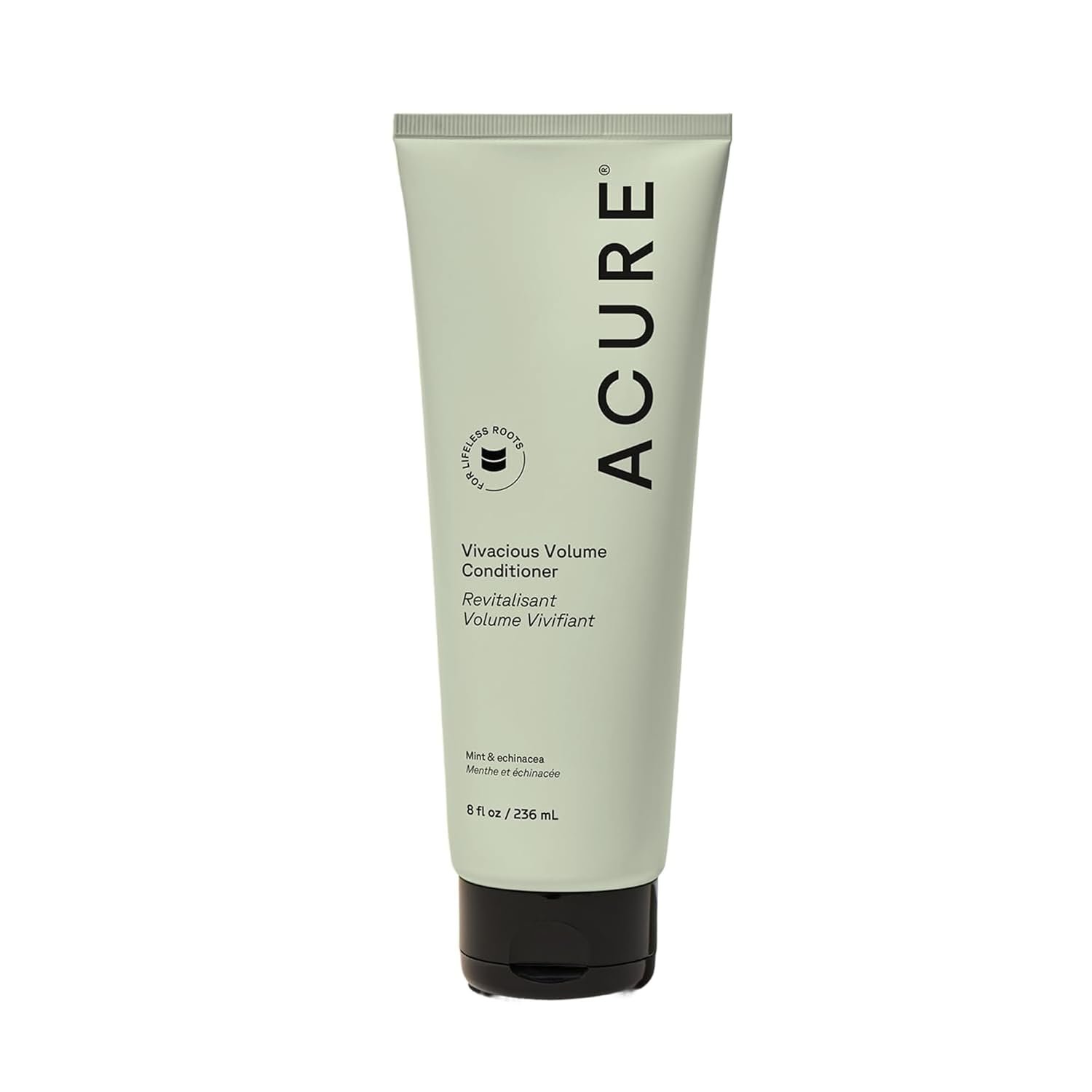 Acure Vivacious Volume Conditioner – Volumizing Conditioner for Women & Men, Lightweight & Moisturizing for Fine, Thinning Hair, Boost & Lift Thin Hair, Paraben & Sulfate Free, Clean, Vegan – 8 fl oz