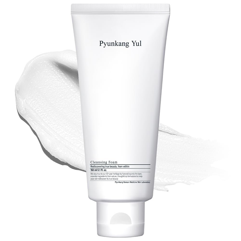 PYUNKANG YUL Cleansing Foam – Korean Facial Wash for All Skin Types – Zero-irritation Face Washer extracted from Coconut – Moisturized Skin & Creating Moisture Barrier after Cleansing – 5.1 Fl. Oz