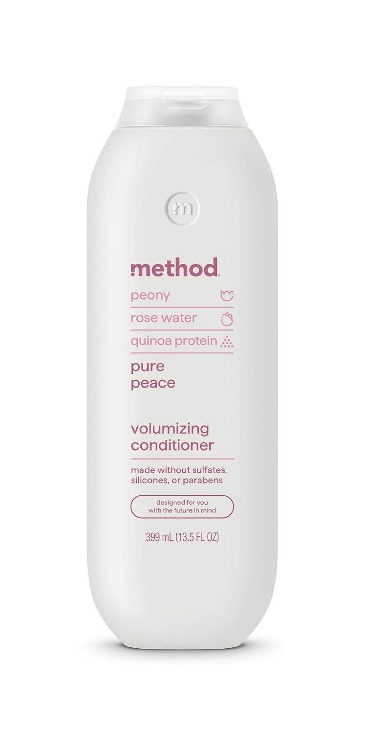 Method Volumizing Conditioner, Pure Peace – for Thicker, Fuller Looking Hair and Safe for Color-Treated Hair – Sulfate-Free, Paraben-Free and Cruelty-Free – 13.5 oz