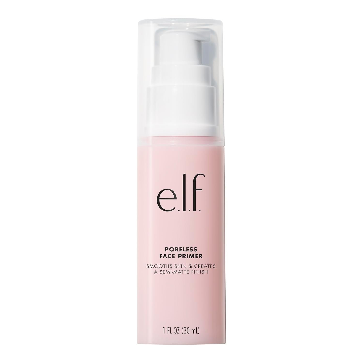 e.l.f. Poreless Face Primer – Large, Silky, Skin-Perfecting, Lightweight, Long Lasting, Absorbs Quickly, Smooths, Preps, Creates Flawless Base, Infused with Tea Tree and Vitamins A & E, 1.01 Fl Oz