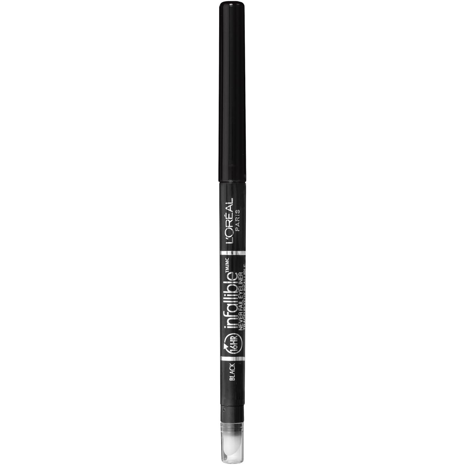 L’Oreal Paris Makeup Infallible Never Fail Original Mechanical Pencil Eyeliner with Built in Sharpener, Black, 0.008 oz., 1 Count