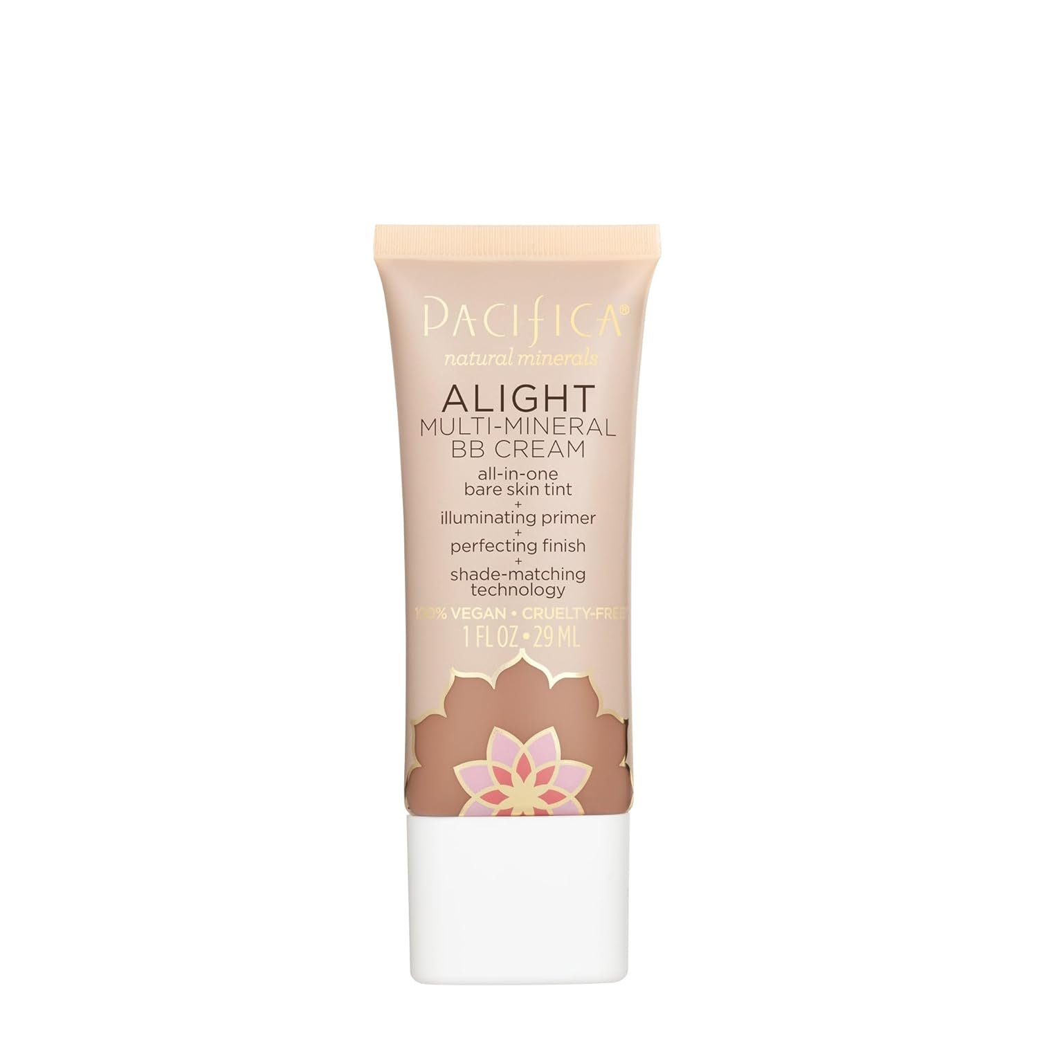 Pacifica Beauty Alight Multi Mineral BB Cream – Shade 3, Makeup, Hyaluronic Acid, Skin Tint, Makeup Primer, Iluminator, Minimize Pores, Fine Lines, Uneven Skintone, Vegan, 1 fl oz (1 Count)