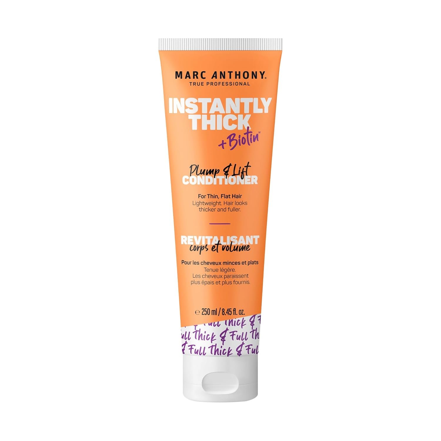Marc Anthony Instantly Thick Biotin Conditioner, 8.45 oz – Volumizing & Moisturizing Hair Product for Thin, Flat or Dry Hair – Paraben-free, Sulfate-free, Phthalate-free