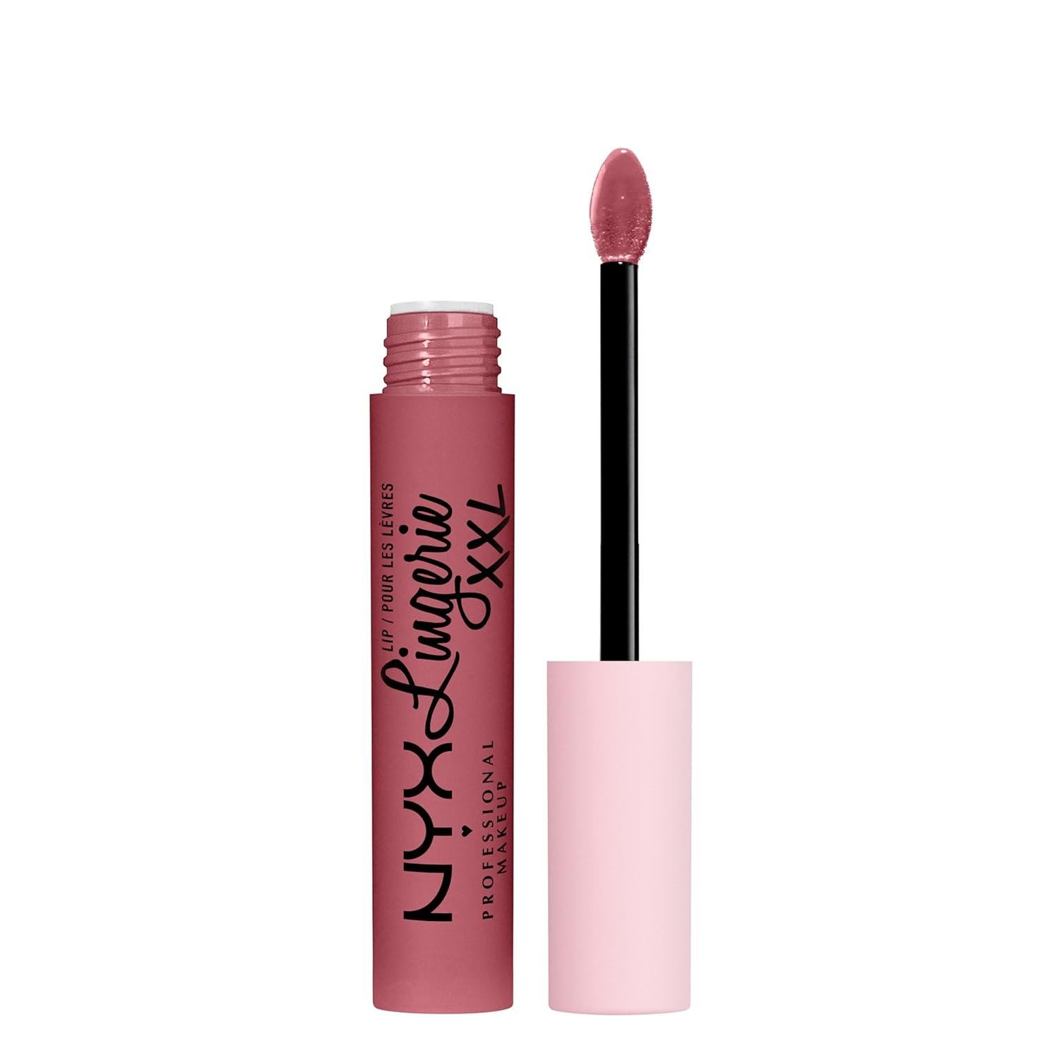 NYX PROFESSIONAL MAKEUP Lip Lingerie XXL Matte Liquid Lipstick – Flaunt It (Dusty Pink)