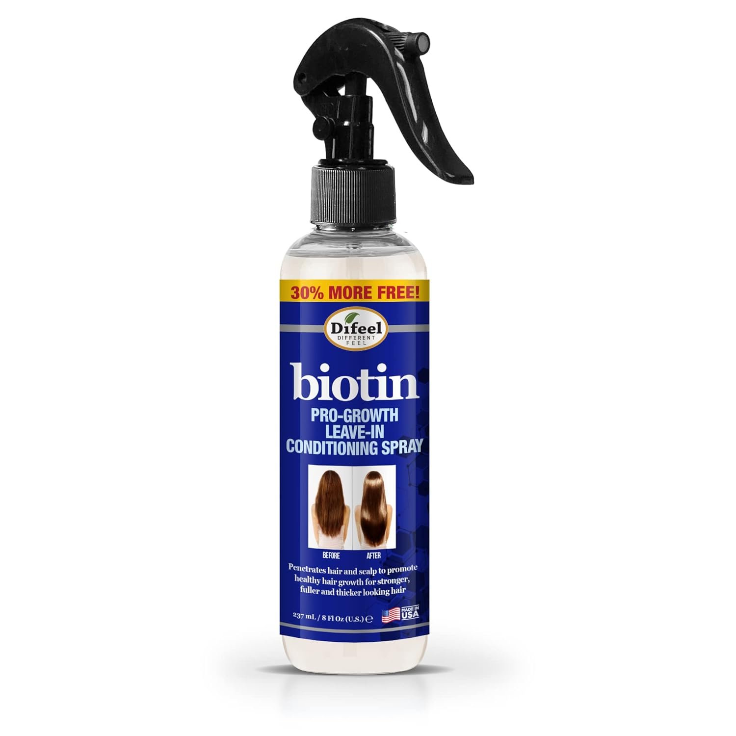 Difeel Pro-Growth Biotin Leave in Conditioning Treatment 8 oz. – Large Bottle