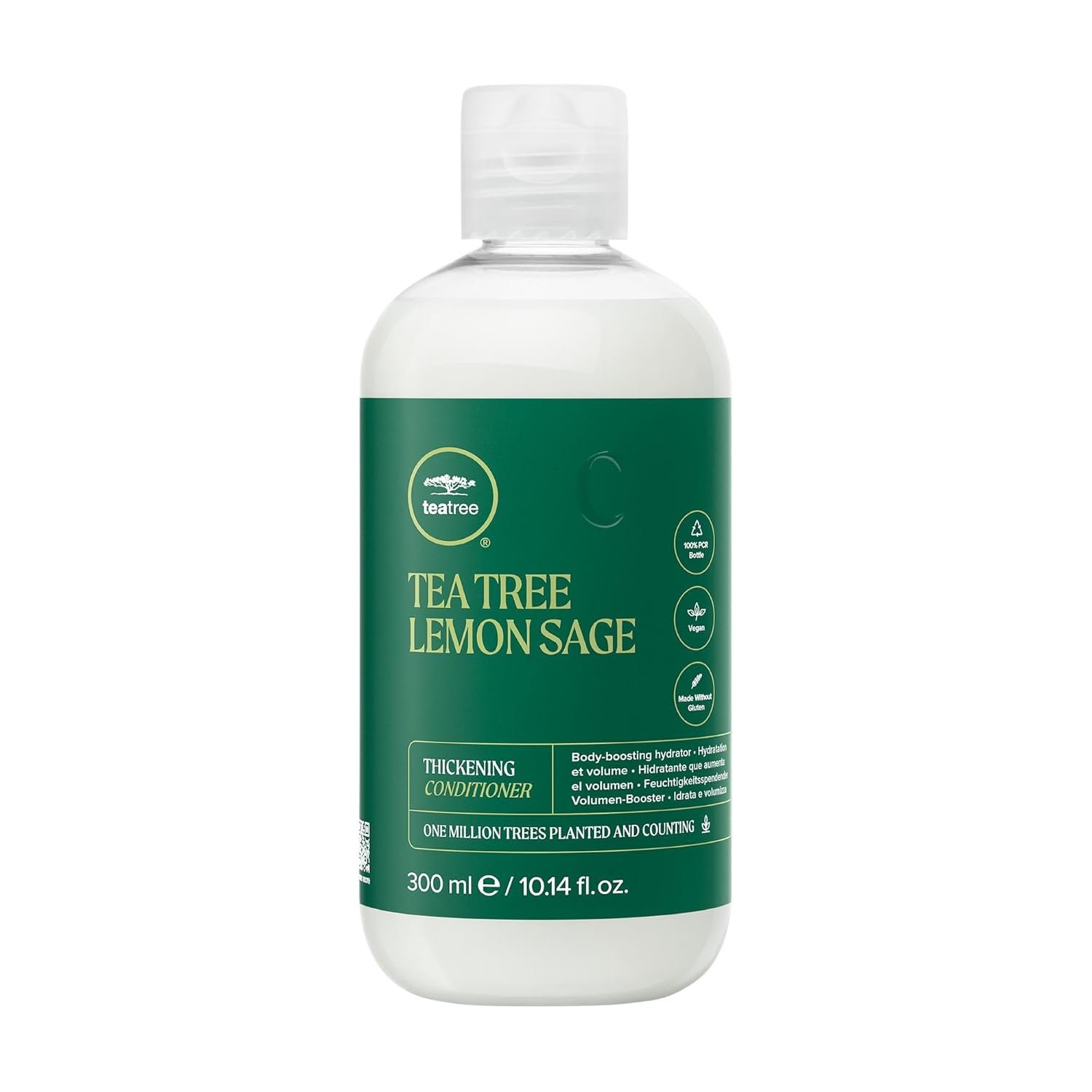 Tea Tree Lemon Sage Thickening Conditioner, Builds Body + Boosts Volume, For Fine Hair