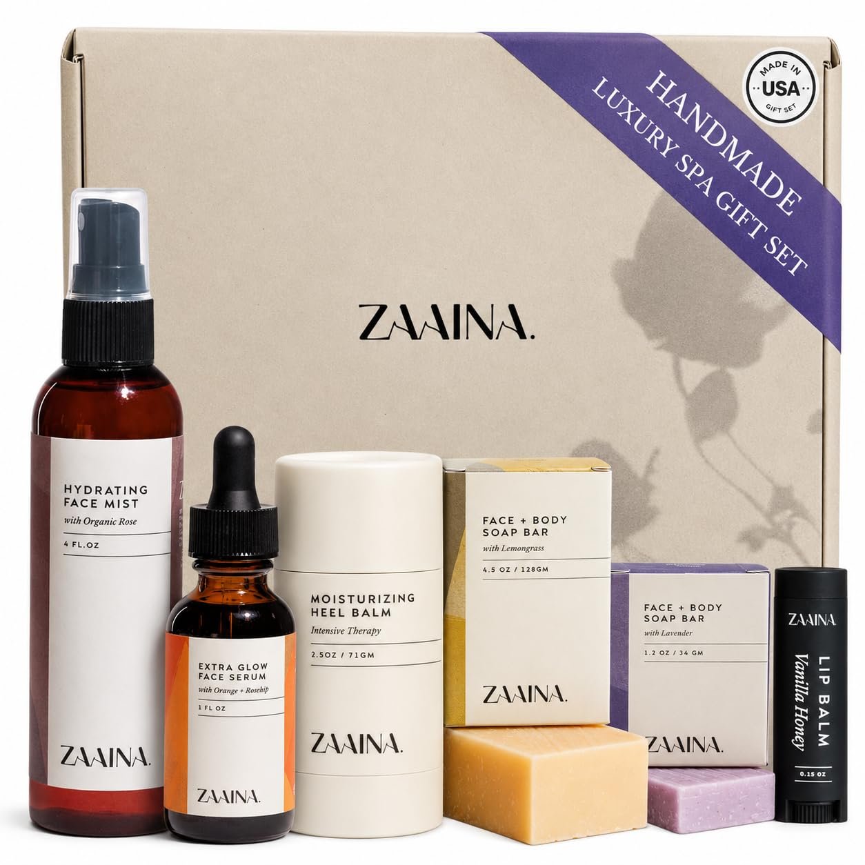 Luxury Spa Gifts for Women – Self Care Gift Basket with Natural Skincare, Relaxation Spa Kit for Her, Birthday Gifts for Women, Get Well Soon Care Package, Gifts for Mom Wife Best Friend