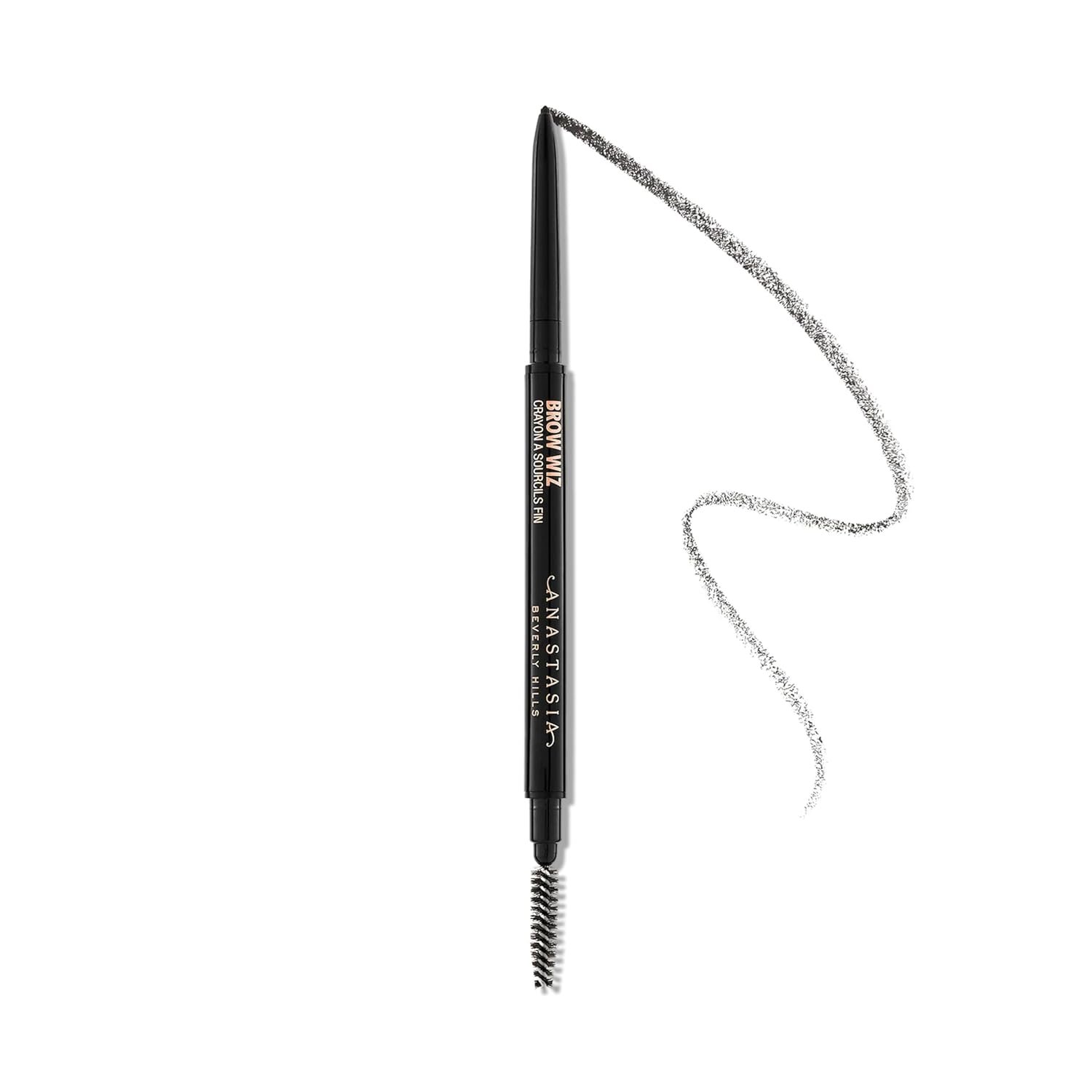 Anastasia Beverly Hills Brow Wiz – Ultra-Slim Retractable Eyebrow Pencil for Hair-Like Strokes, Natural Precision Definition, Longwear Waterproof Smudge-Proof for Filling & Shaping Brows