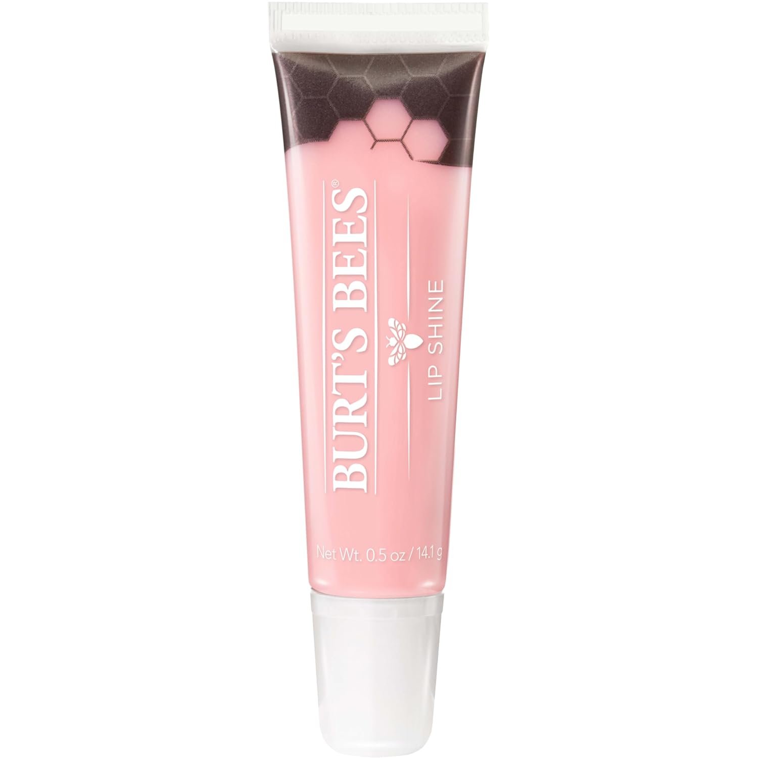 Burt’s Bees Lip Gloss, Lip Shine for Women, 100% Natural Makeup, Whisper