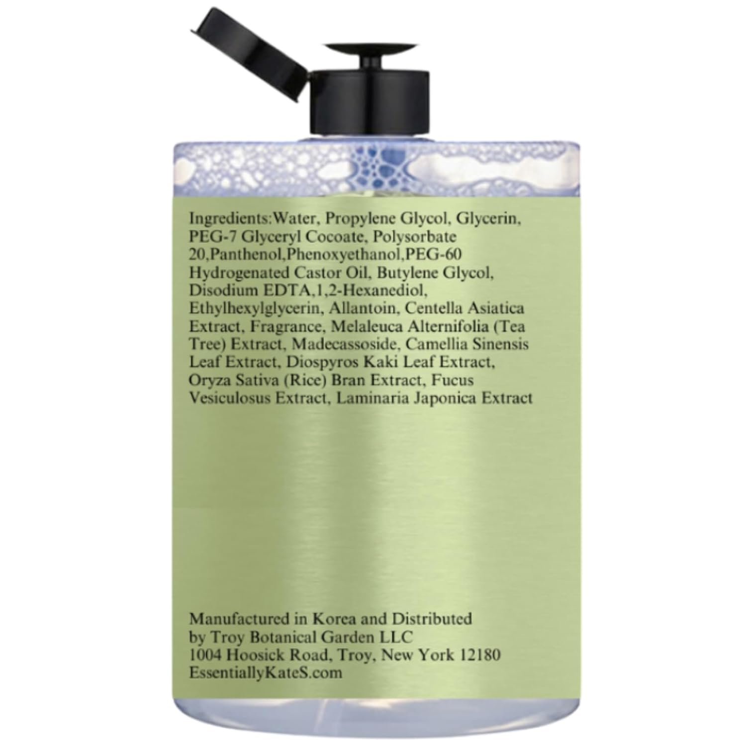 Essentially KateS Korean Micellar Water Makeup Remover 16.9 Fl Oz – NO stinging, NO tightness, NO over-drying – SuperHydrating No-Rinse Facial Cleanser for Sensitive Skin