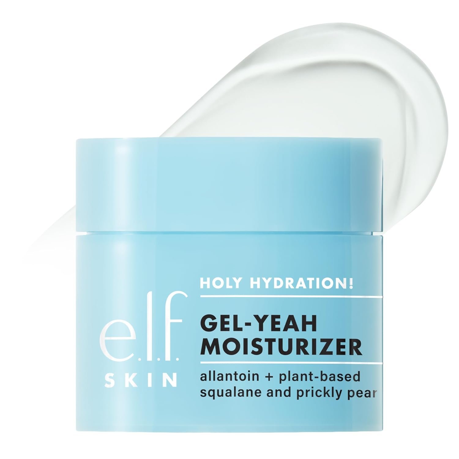 e.l.f. SKIN Holy Hydration! Gel-Yeah Moisturizer, Lightweight Moisturizer For Plump, Hydrated Skin, Infused With Squalane, Vegan & Cruelty-free