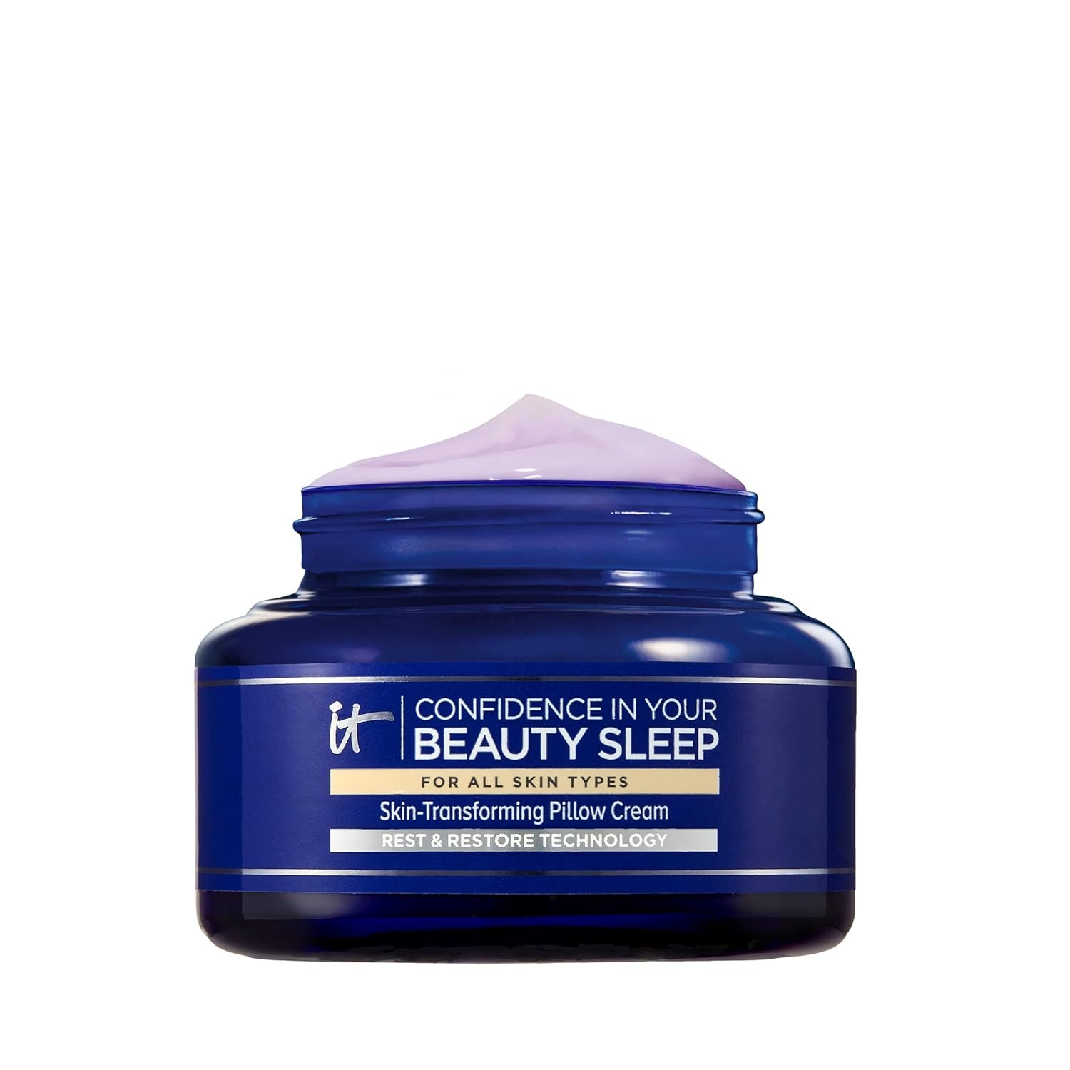 IT Cosmetics Confidence in Your Beauty Sleep Night Cream – Anti-Aging Face Moisturizer, Ceramides & Hyaluronic Acid, Visibly Improves Fine Lines, Wrinkles, Dryness, Dullness & Loss of Firmness