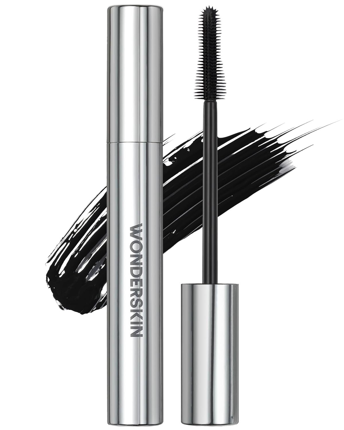 Wonderskin Mascara – Black Mascara for Volume, Length, and Curl – Lengthening, Volumizing & Smudge Proof Lash Makeup