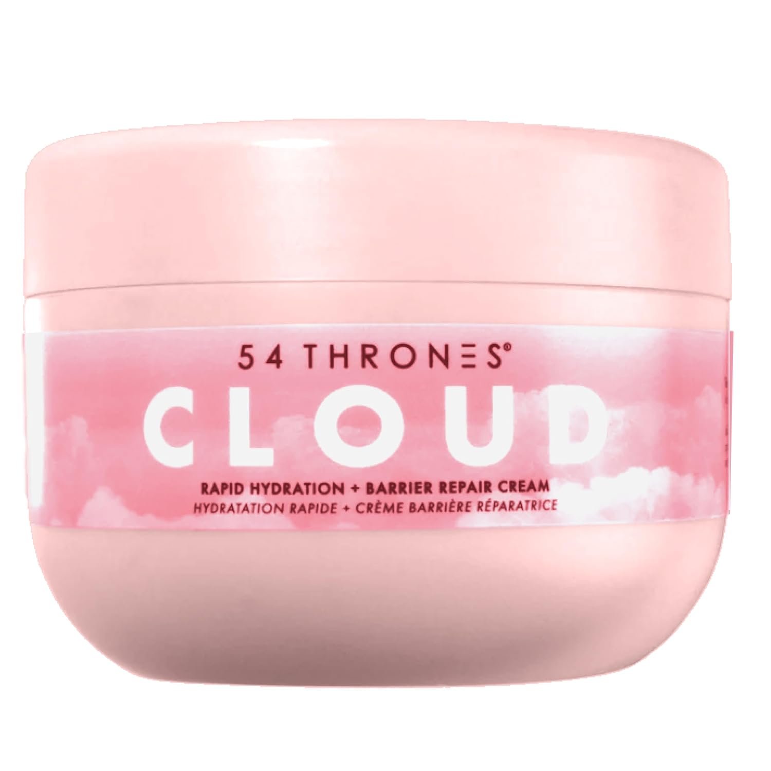 54 Thrones Barrier Repair Cloud Cream, Ultimate Hydrating Skin Care, Hydrating Peptide Moisturizer, Active Skin Repair Cream, Active Repair, Kenyan Hibiscus + Moroccan Rose