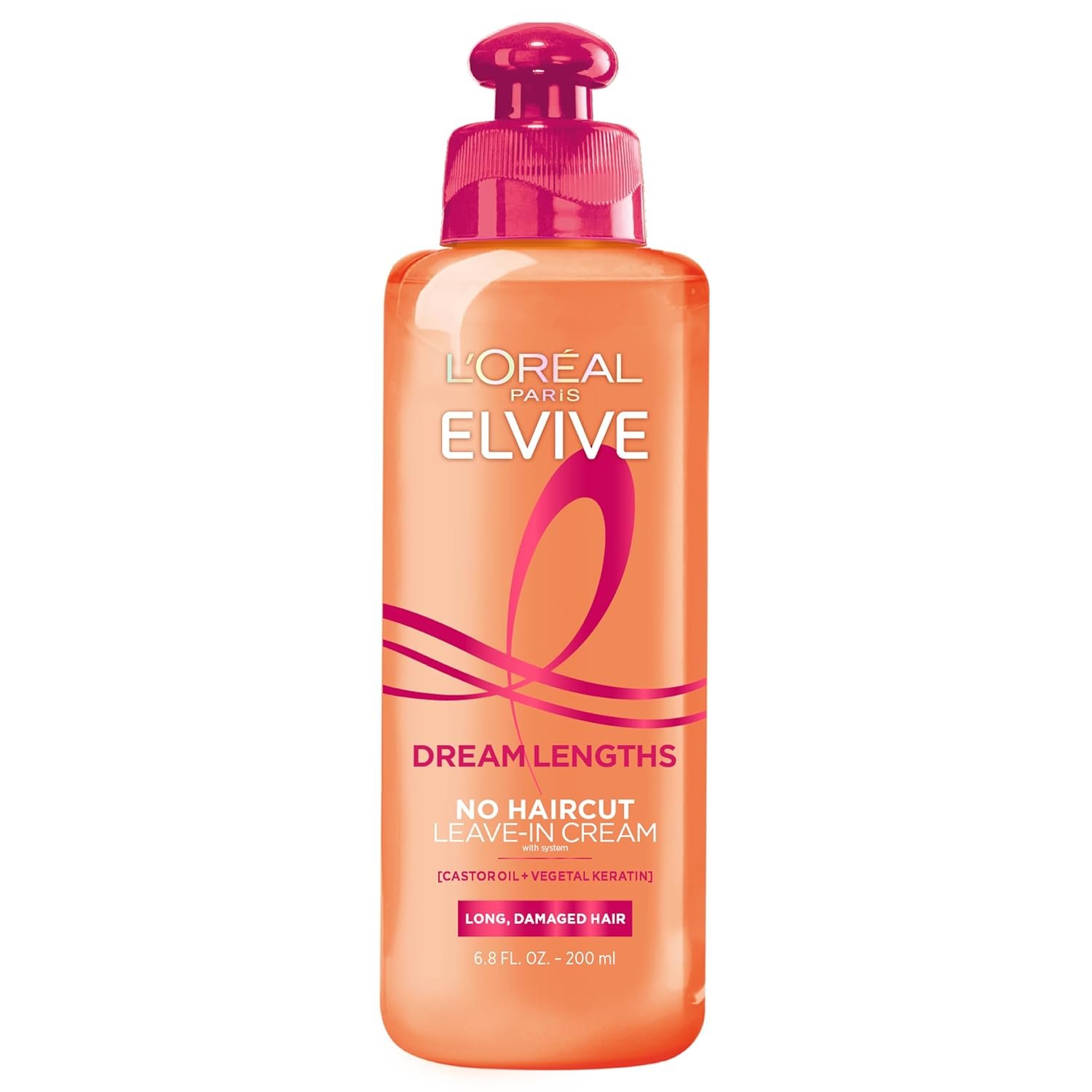 L’Oreal Paris Elvive Dream Lengths No Haircut Cream Leave In Conditioner, 6.8 fl. oz.