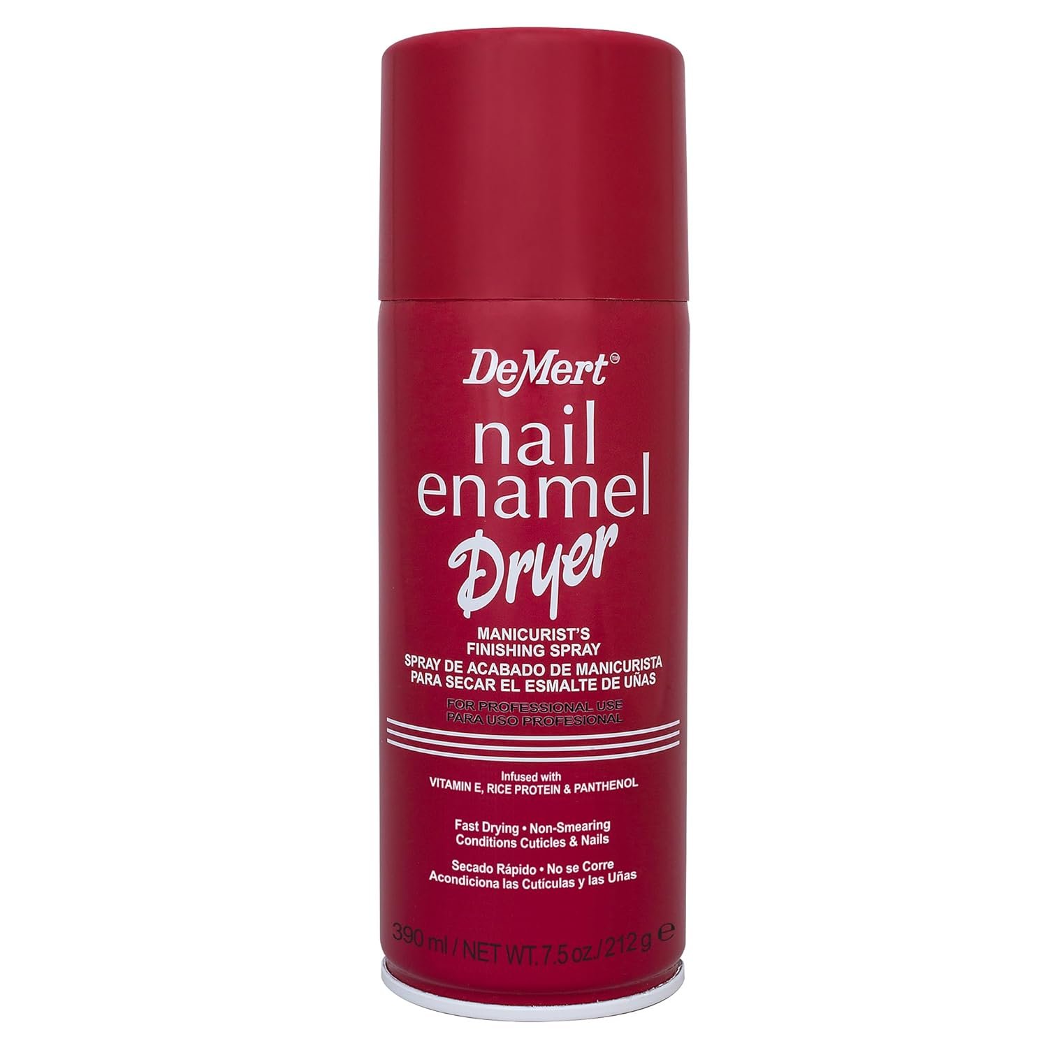 Demert Brands Nail Enamel Dryer Manicurist’s Finishing Spray – 7.5 fl oz Spray Can – Fast Drying