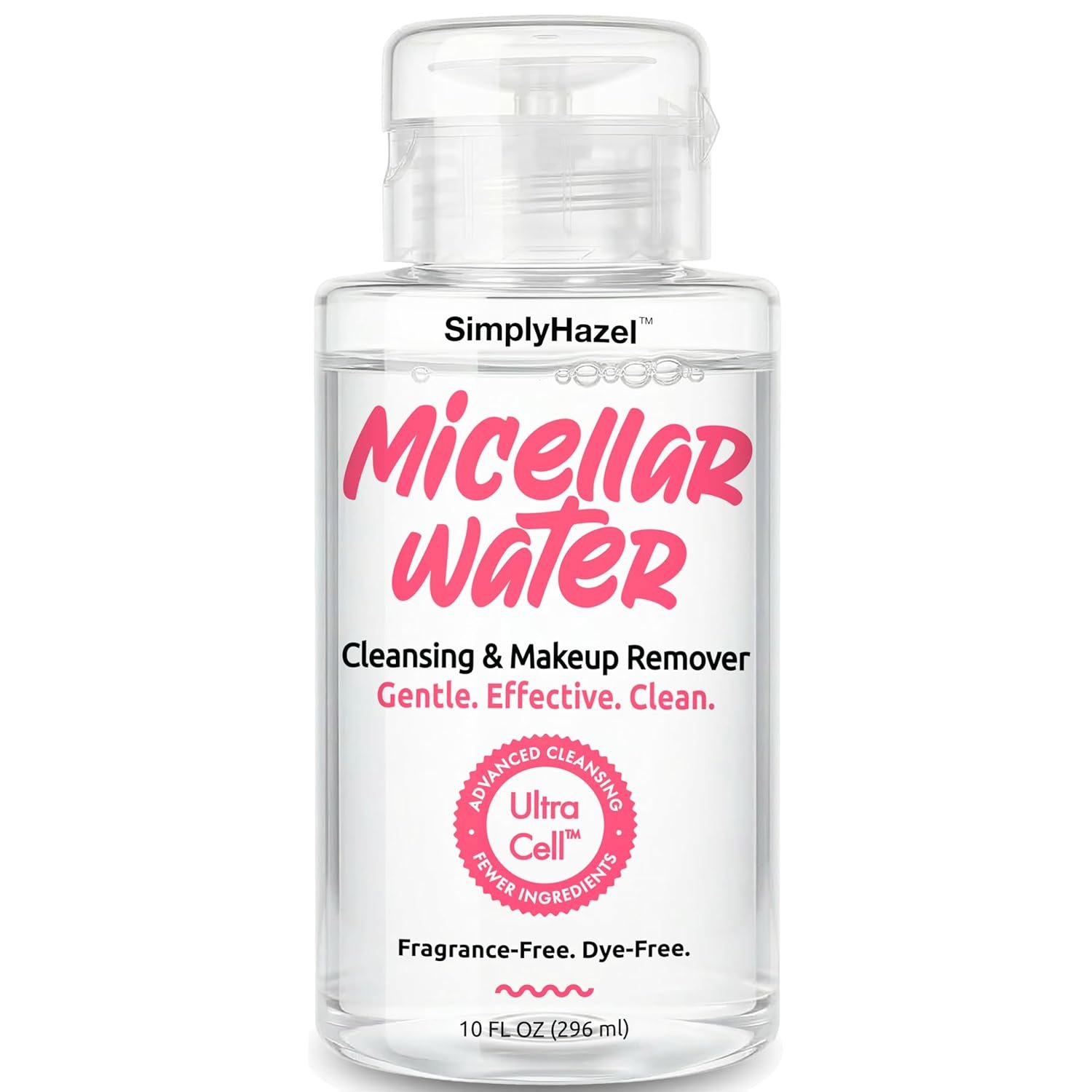 Micellar Water Naturally Gentle Makeup Remover Face Cleanser