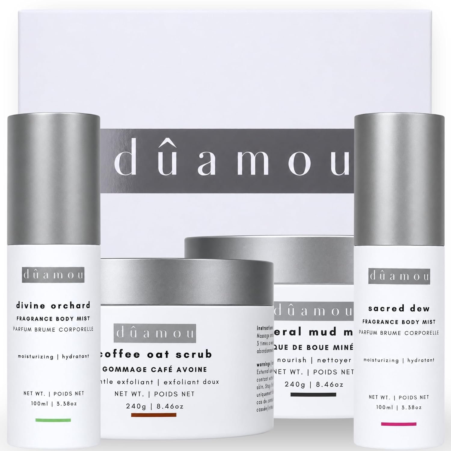 IV01 Gift Set For Women – Luxury Rejuvenating Pampering Self-care Skincare Set | Premium Gift Box with 4 Full-Size Products, Perfect Gifts for Women