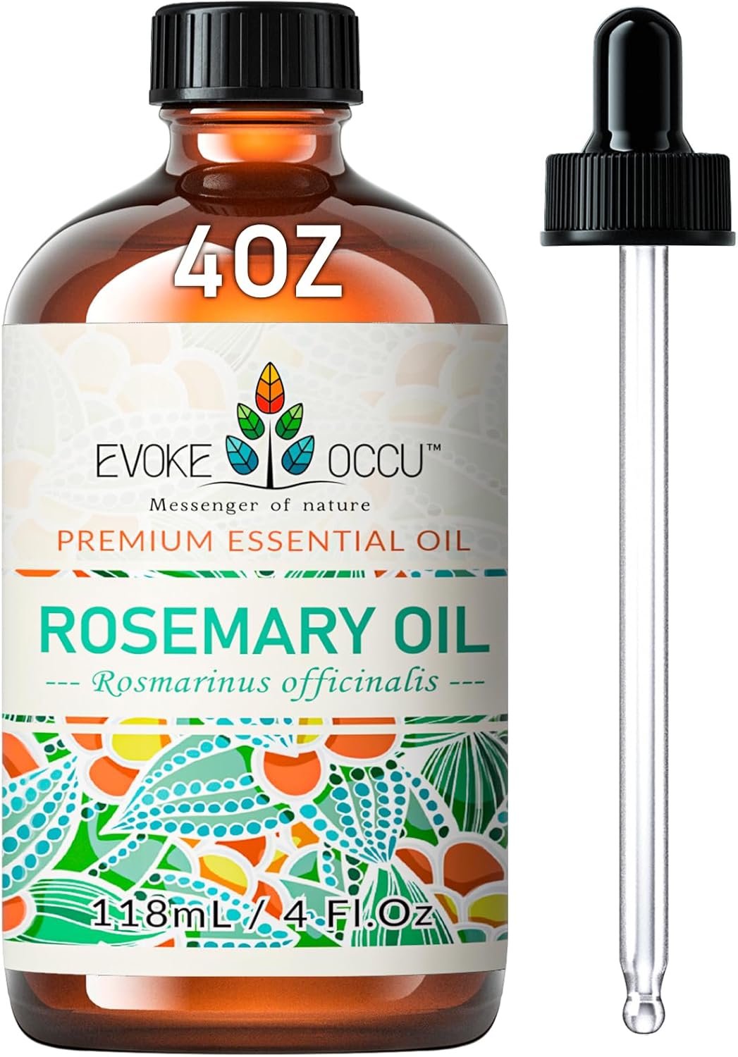 EVOKE OCCU Rosemary Oil for Hair Growth, Nourishing Scalp, Relieving Hair Loss & Reducing Dandruff – 4 Fl Oz