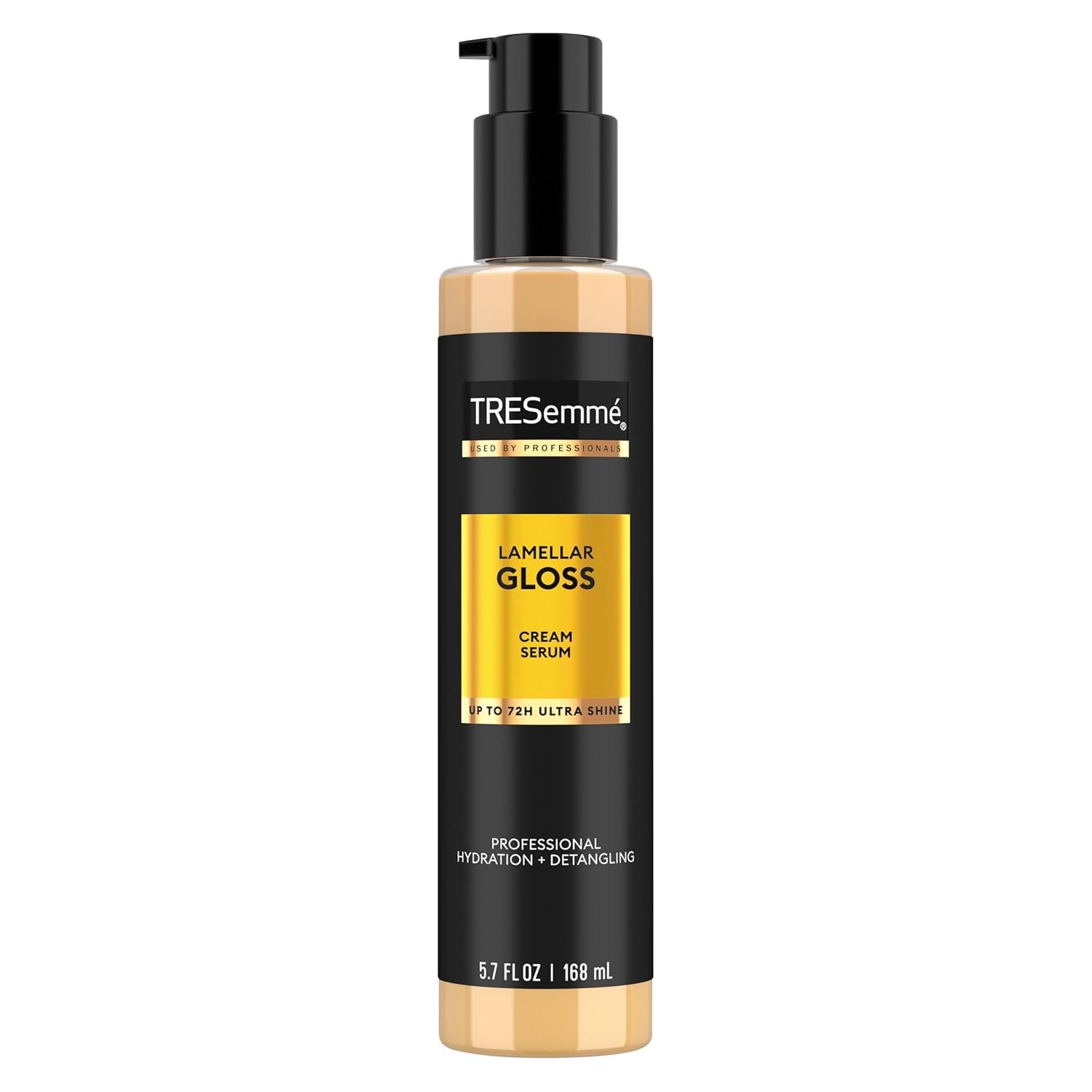 TRESemmé Hydrating & Detangling Cream Serum Lamellar Gloss Ultra Shine Up to 72H 5.7 Fl Oz | Hydrating