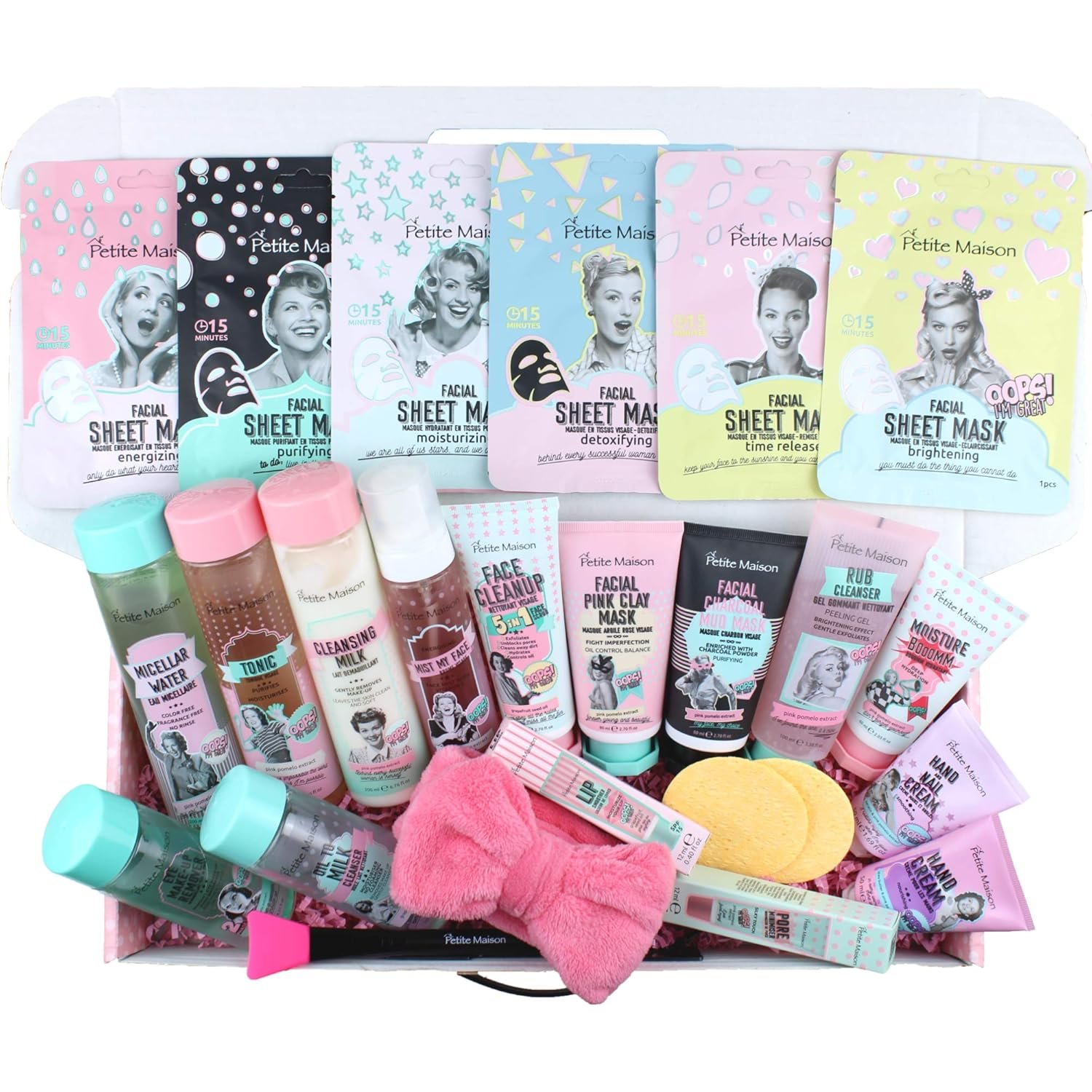 Luxury Spa Set – Skin Care Kit – Skin Care Gift Set – Skincare Box – Skin Care Baskets – Spa Day Kit – Spa Kit Women – Spa Gift Baskets – Birthday Gifts for Teen Girls – Beauty Gift Set – Facial Gifts