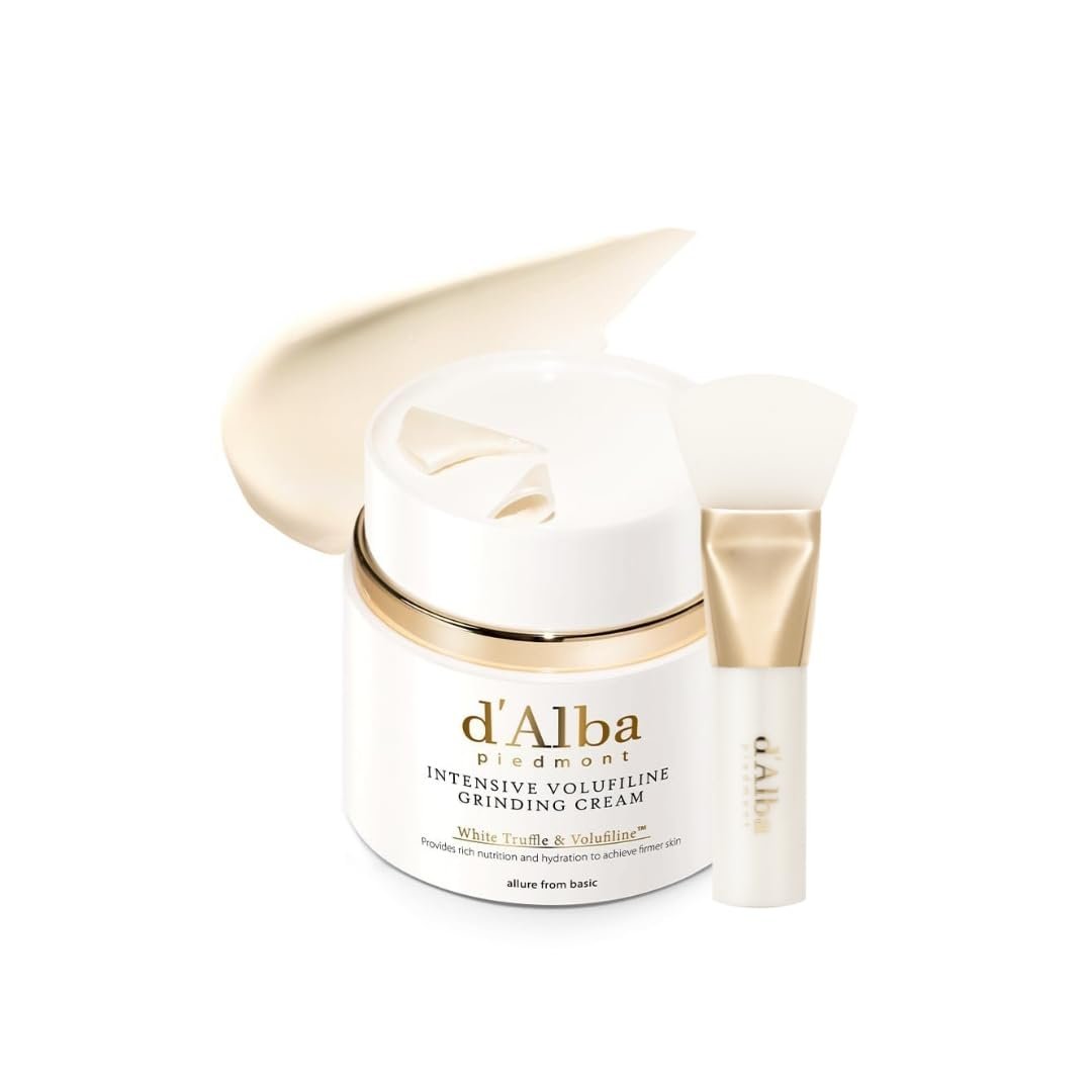 d’alba Piedmont Italian White Truffle Intensive Grinding Cream, Volufiline 50,000ppm, elasticity care and nourishment, Korean Skin Care