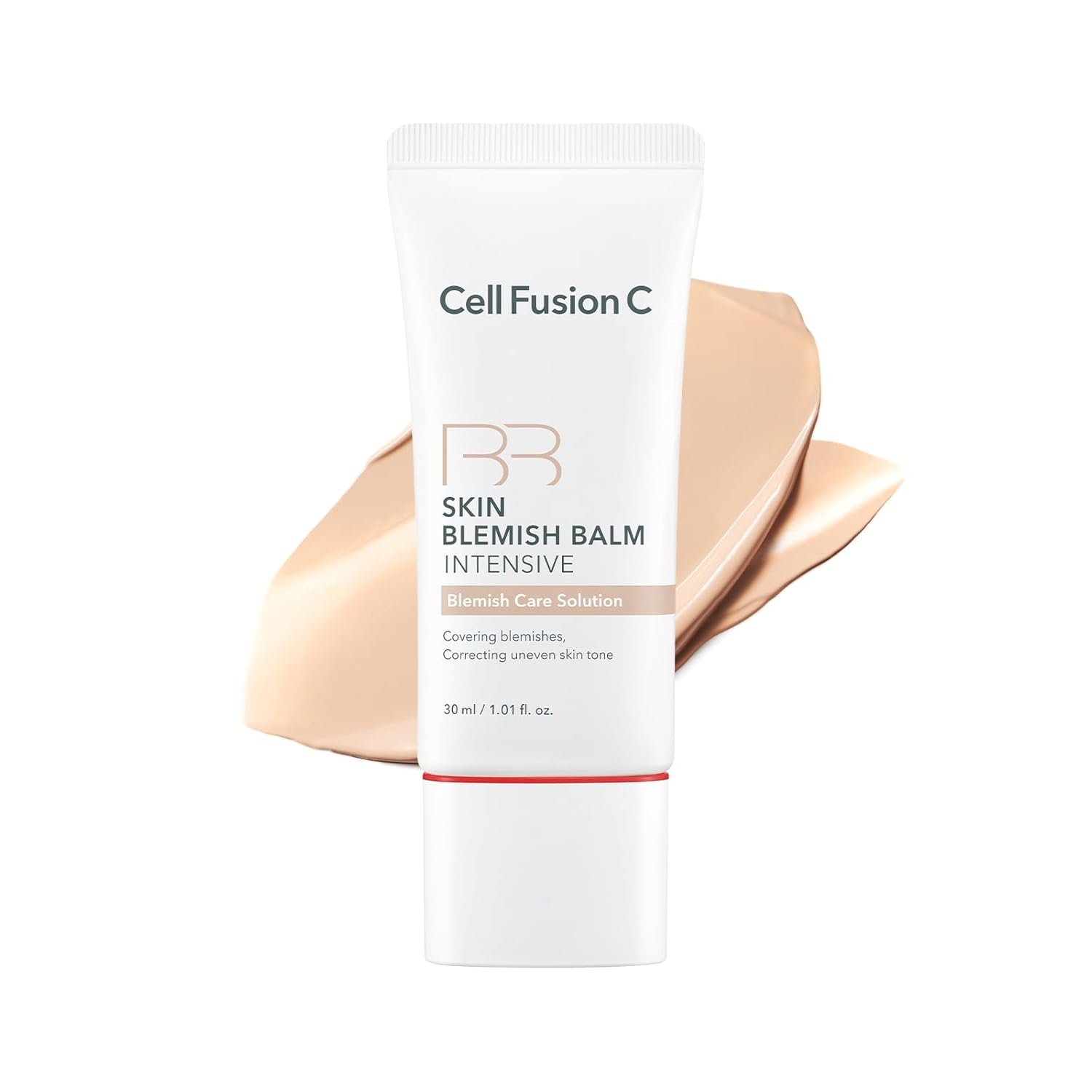 Cell Fusion C Skin Blemish Balm No.21 Natural Light – Light, Lightweight BB Cream with Ceramide, Tinted Moisturizer for Sensitive Skin, SPF-Free, Korean Makeup, 1.01 fl.oz.