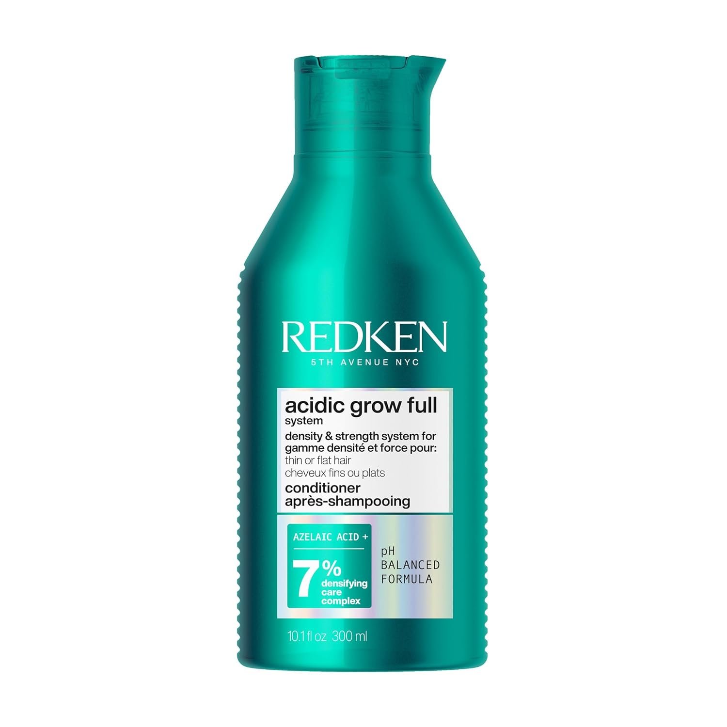 Redken Acidic Grow Full System Scalp and Hair Conditioner – Lightweight Conditioner for Thicker-Looking Hair and Hydrated Scalp, With Azelaic Acid