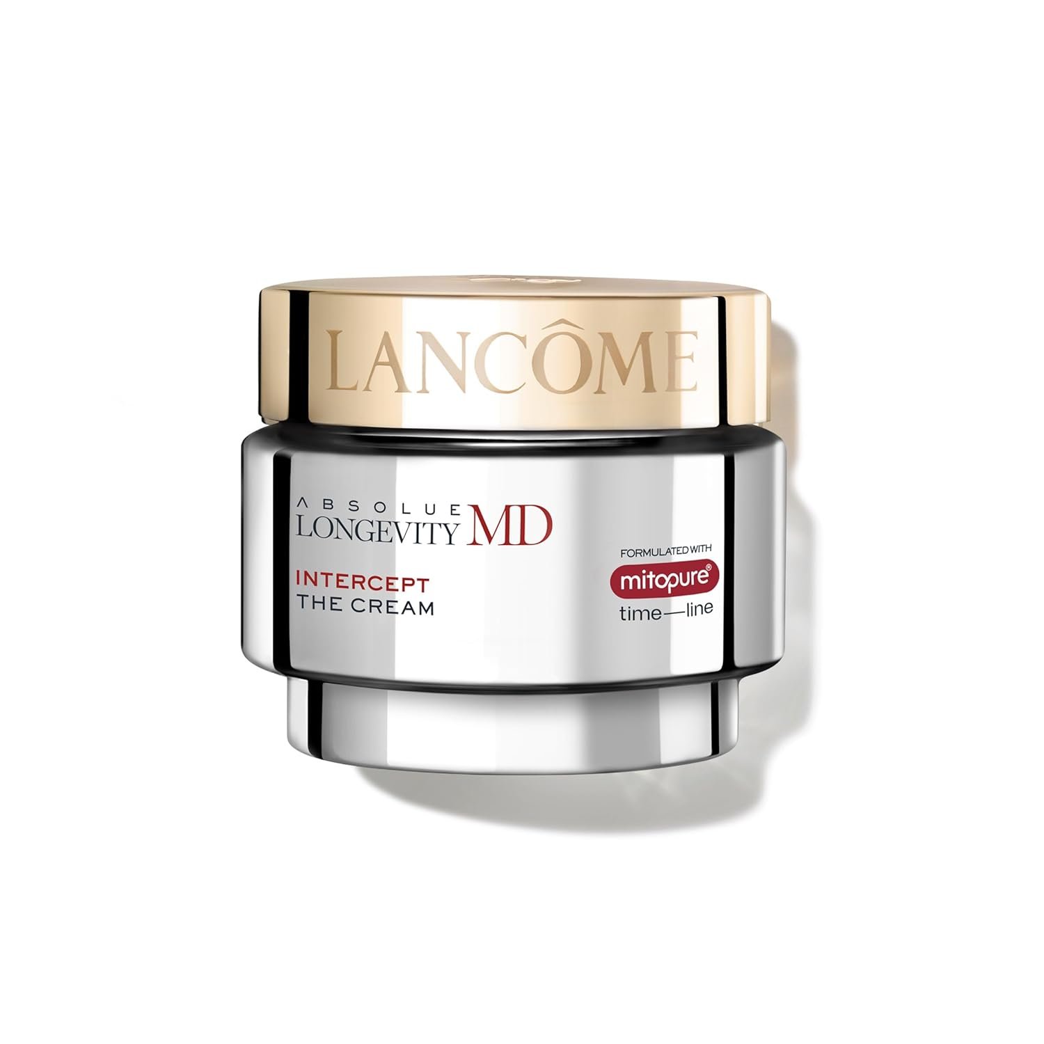 Lancôme Absolue Longevity MD Intercept Face Cream For Mid-Age, Anti-Aging Facial Moisturizer with Mitopure®, Improves Fine Lines & Wrinkles, Firmness, Radiance, & Smoothness, For All Skin Types