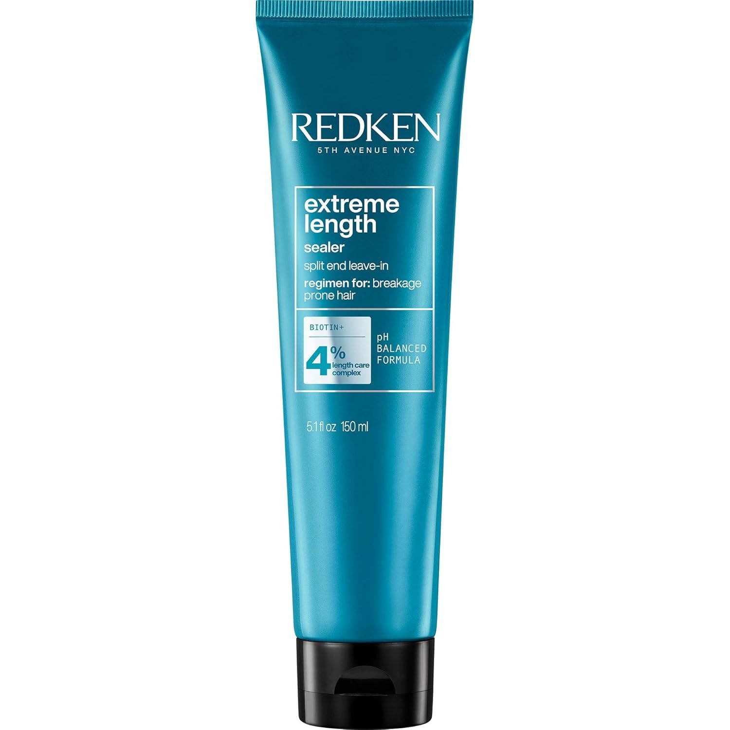 Redken Extreme Length Biotin Leave-In Conditioner For Longer Hair – Promotes Healthy Hair Growth, Strengthens Damaged Hair, Seals Split Ends, Infused With Biotin ​