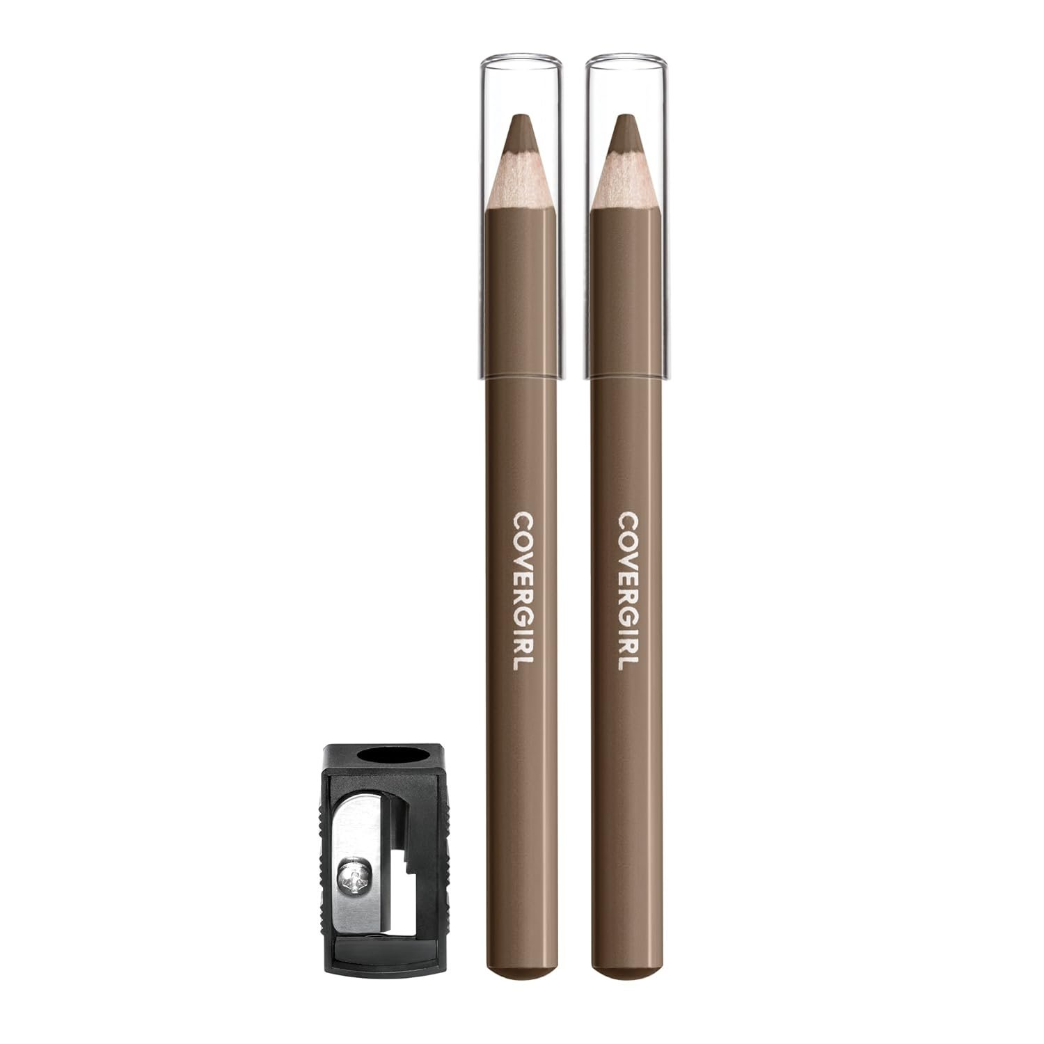 COVERGIRL – Easy Breezy Brow Fill + Define Brow Pencil, Sharpener Included, Long-Lasting, Deeply Pigmented, Blendable Formula, 100% Cruelty-Free