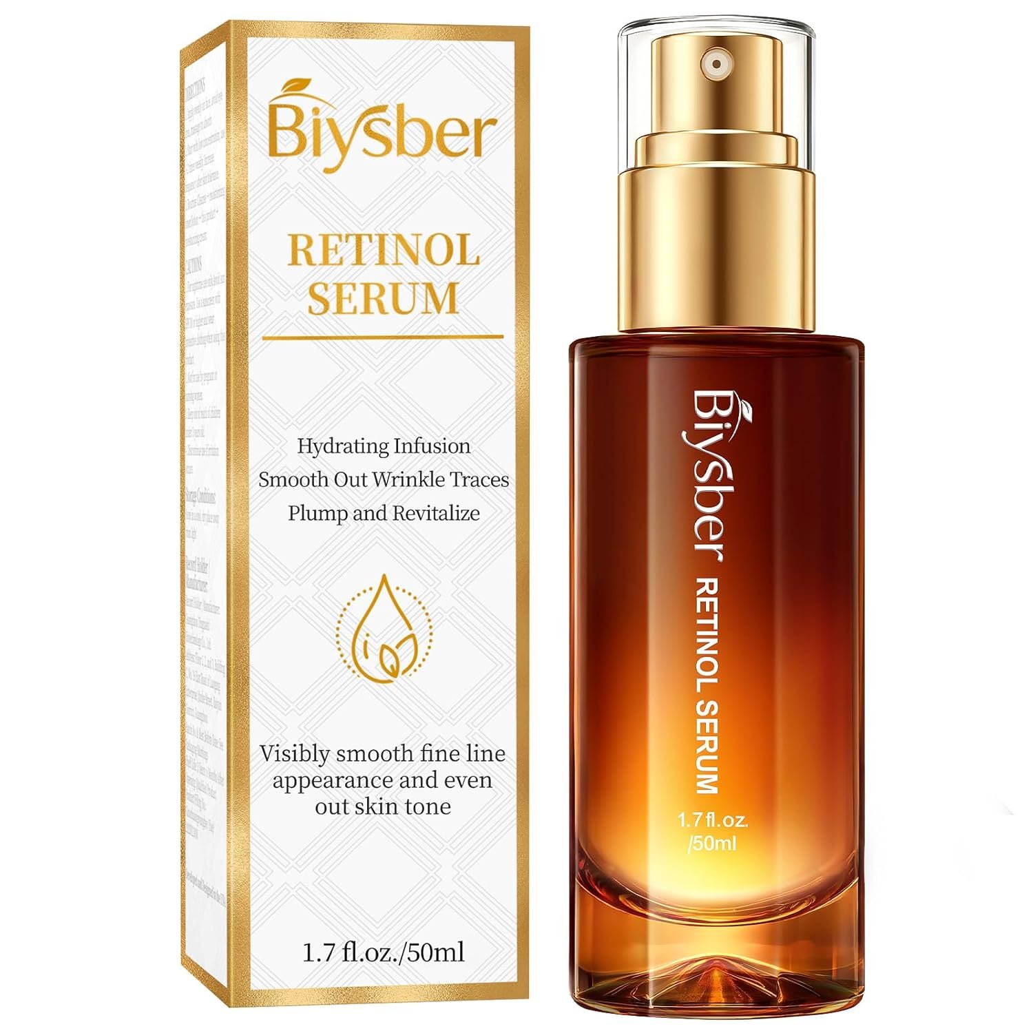Retinol Collagen Serum for Face: Anti Aging &Anti Wrinkle Repair Peptide Serum with Hyaluronic Acid to Boost Hydration- Day/Night Facial Firming Neck Skin Care for Women