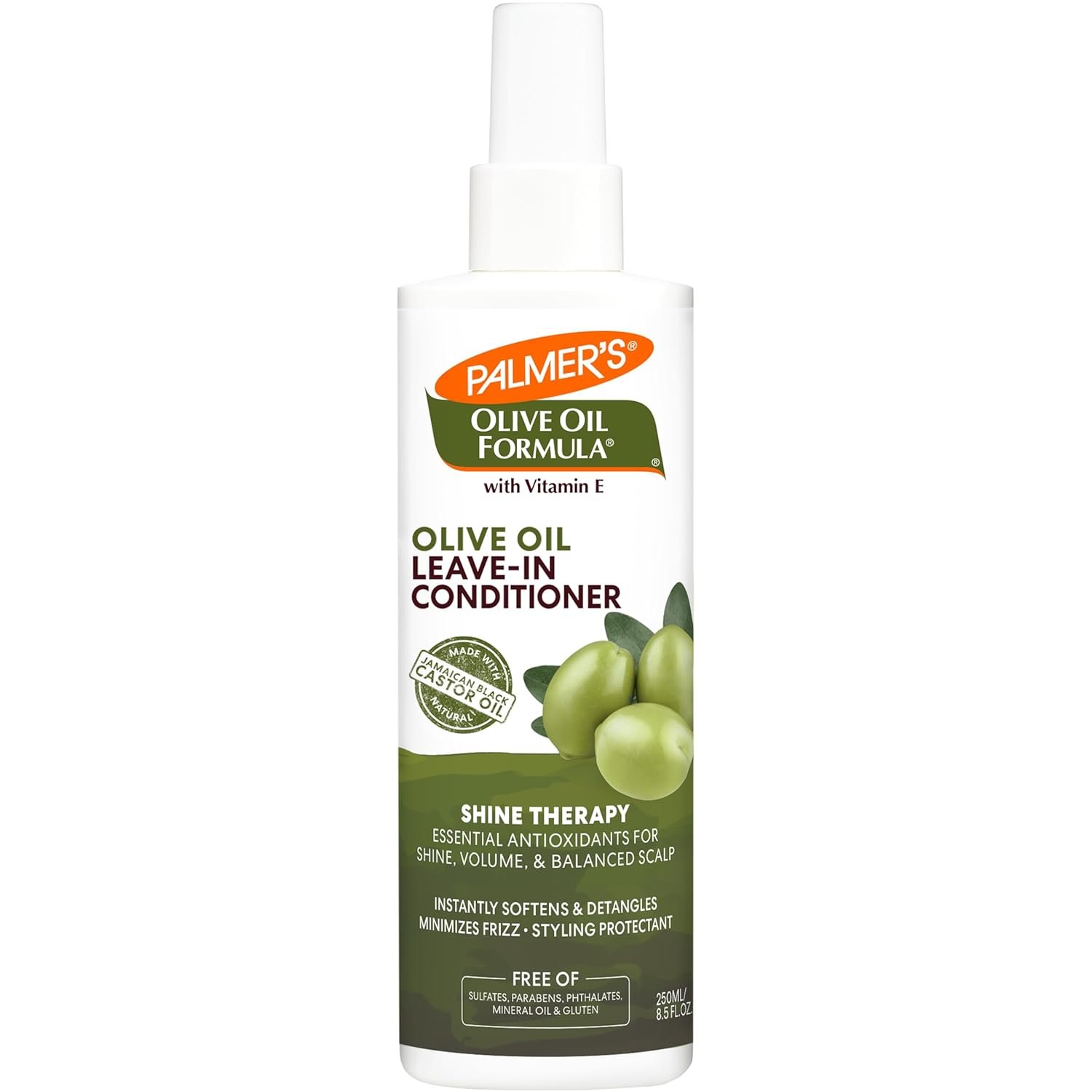 Palmer’s Olive Oil Formula Leave In Conditioner Spray, Shine Therapy, Instantly Detangle, Soften and Smooth Textured and Curly Hair, 8.5 Ounces